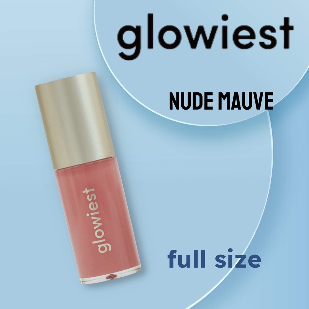 *🆕*NEW* GLOWIEST | FULL | Dream Glow Tinted Lip Oil - Nude mauve
